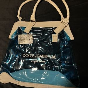Dolce & Gabanna Light Blue Duffle Tote